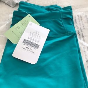 Fabletics green powerlite capris